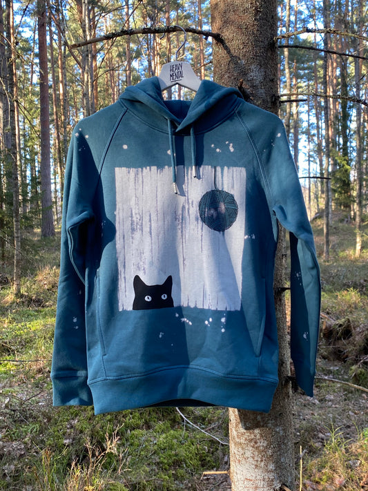 Segatehnikas kapuutsiga kassipusa №92